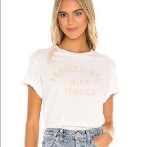 Wildfox Travels Well With Tequila Keke Tee Size S NWT